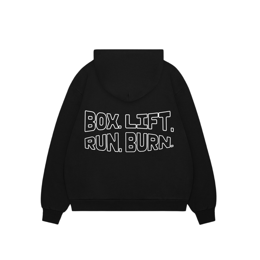 Hoodie Drop 001 Black, back